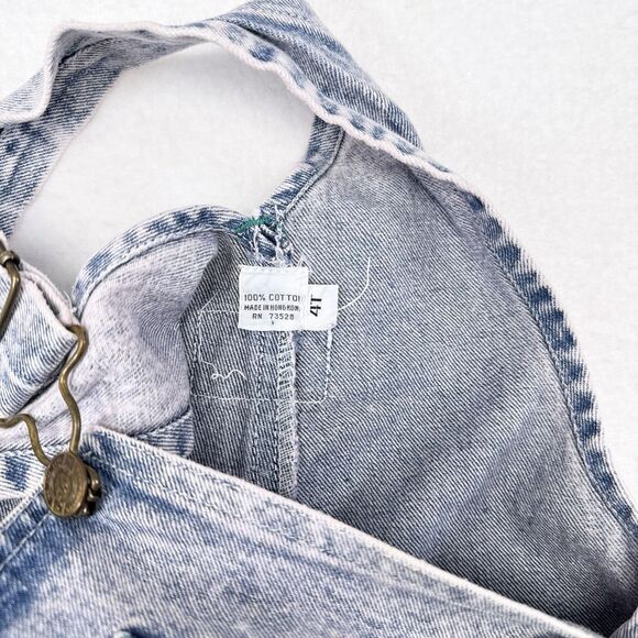 Kids Denim Overalls with Farm Print - Picture 6 of 10